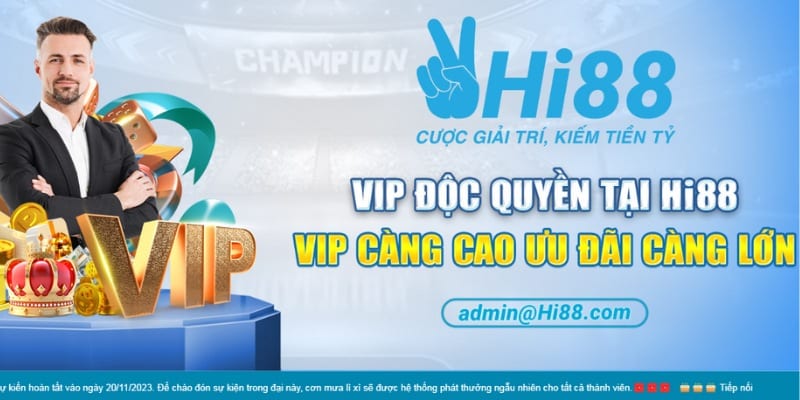 Hướng dẫn dự thưởng VIP độc quyền tại Hi88 cho tân thủ