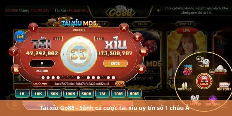 Một số kèo bất bại để chơi Tài Xỉu Go88