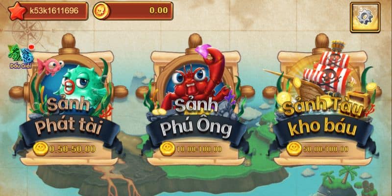 Bá Chủ Đại Dương là game bắn cá ăn xu có phong cách đại dương cổ điển