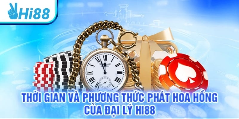 Thời gian và phương thức phát hoa hồng